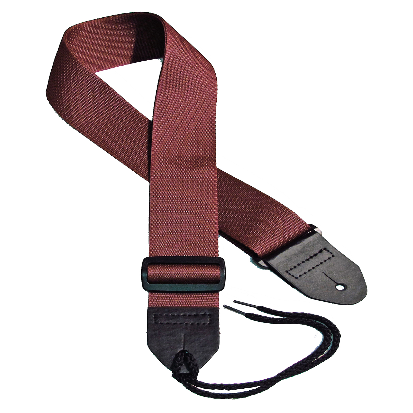 Maroon poly guitar straps