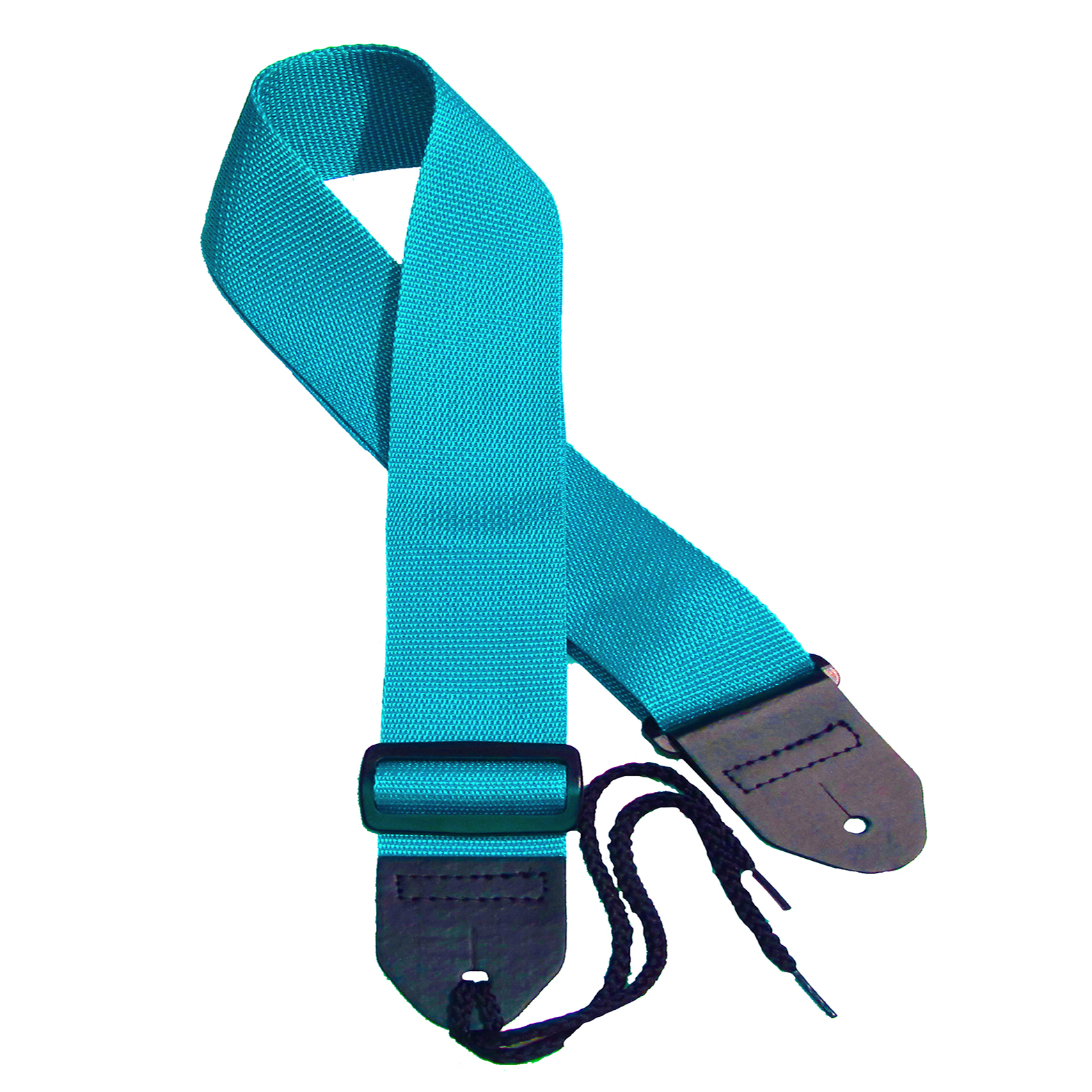 Turquoise poly guitar strap