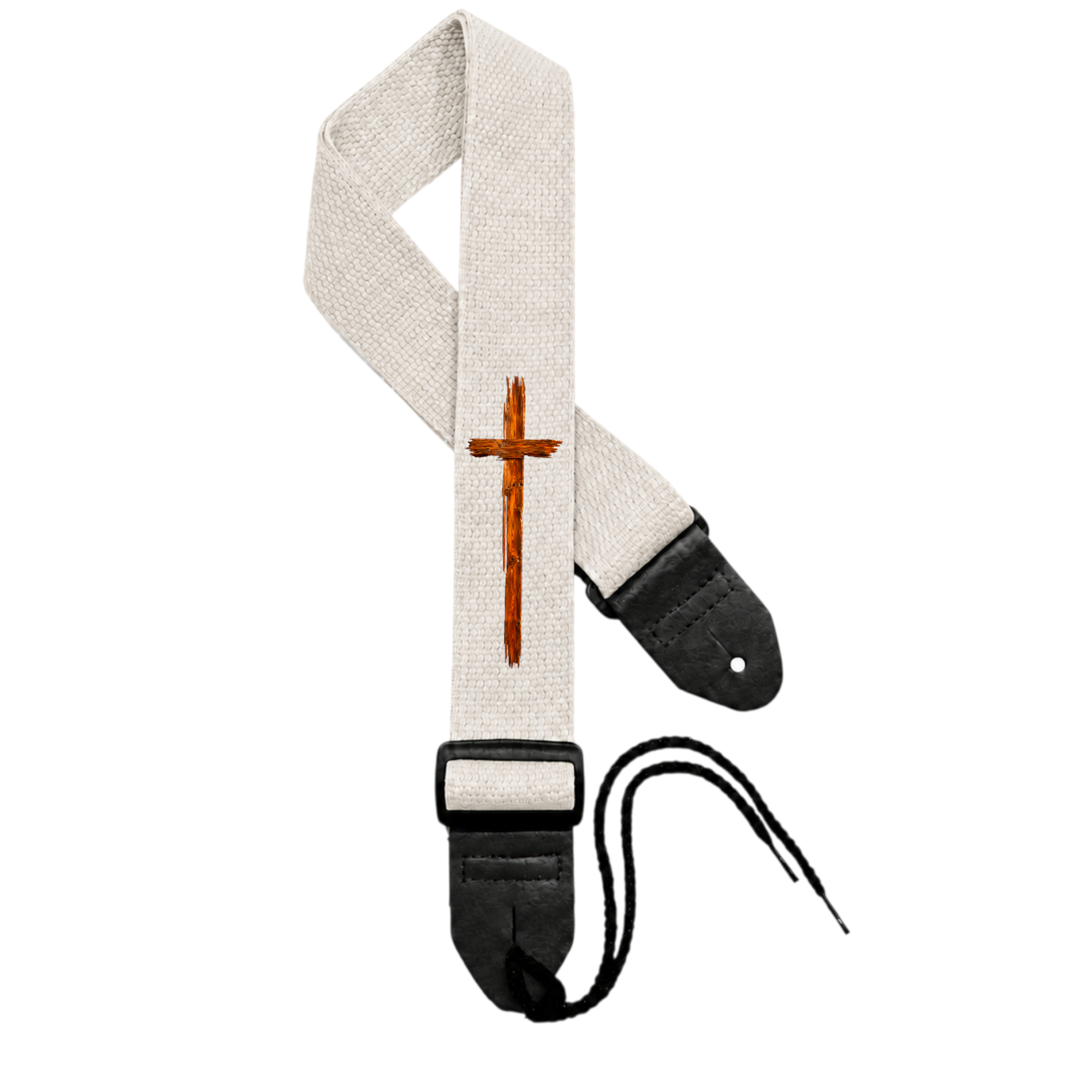 Cream Strap - Red Timber Cross