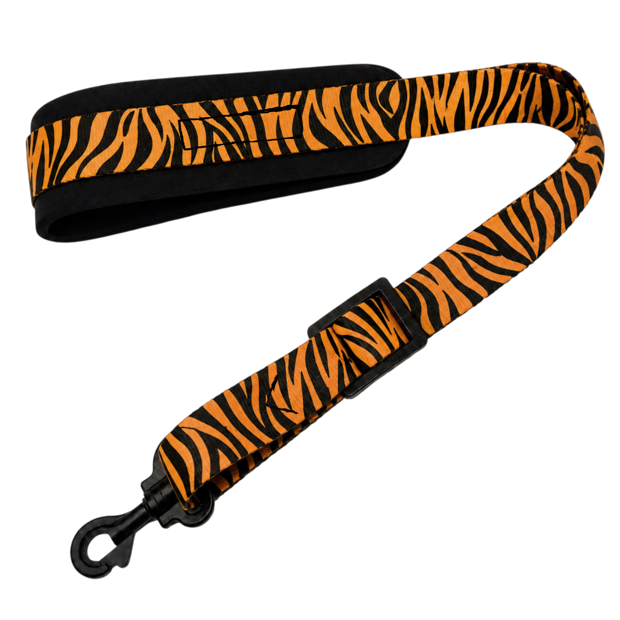 Orange Tiger SSXW saxophone neck strap