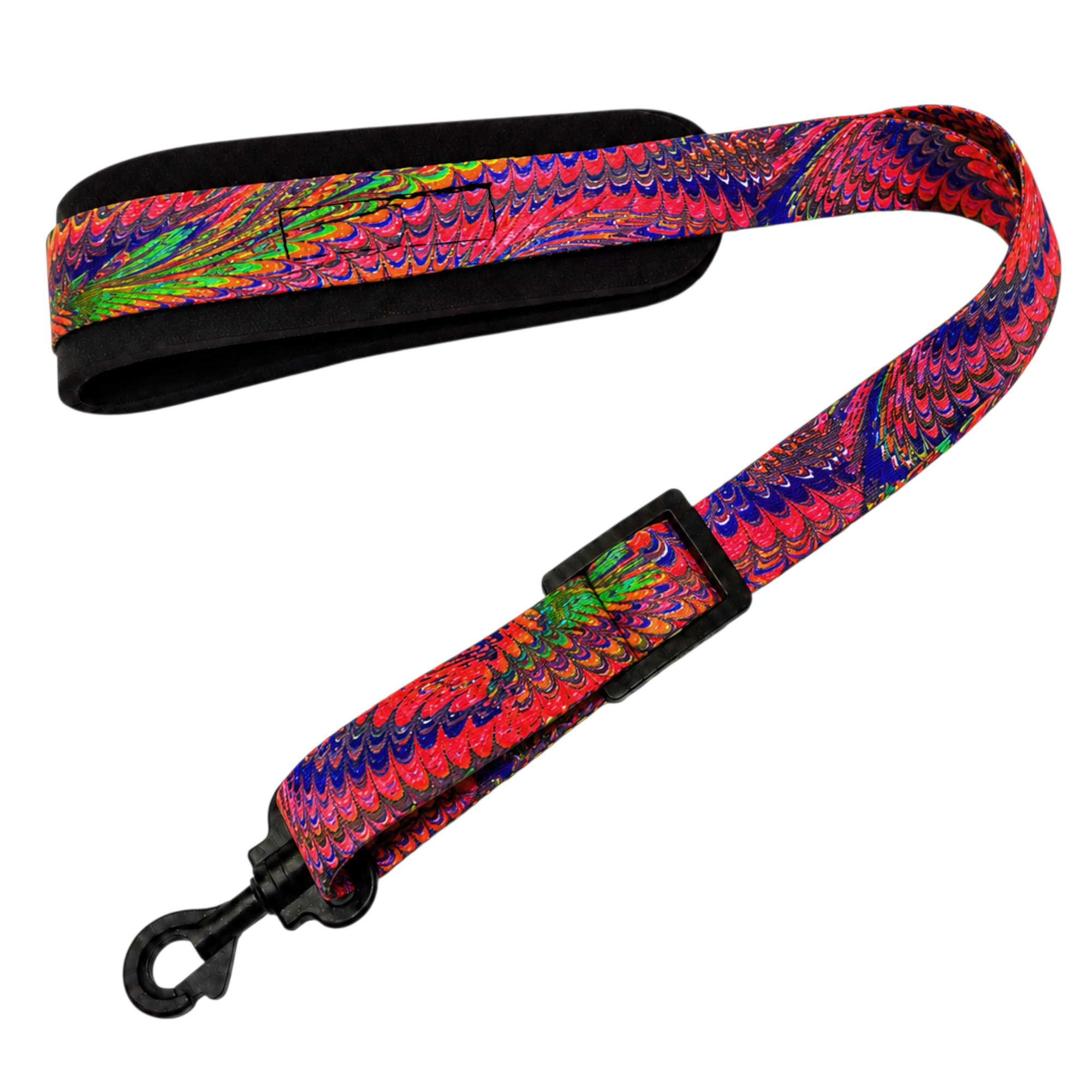 Peacock Feathers SSXW saxophone neck strap
