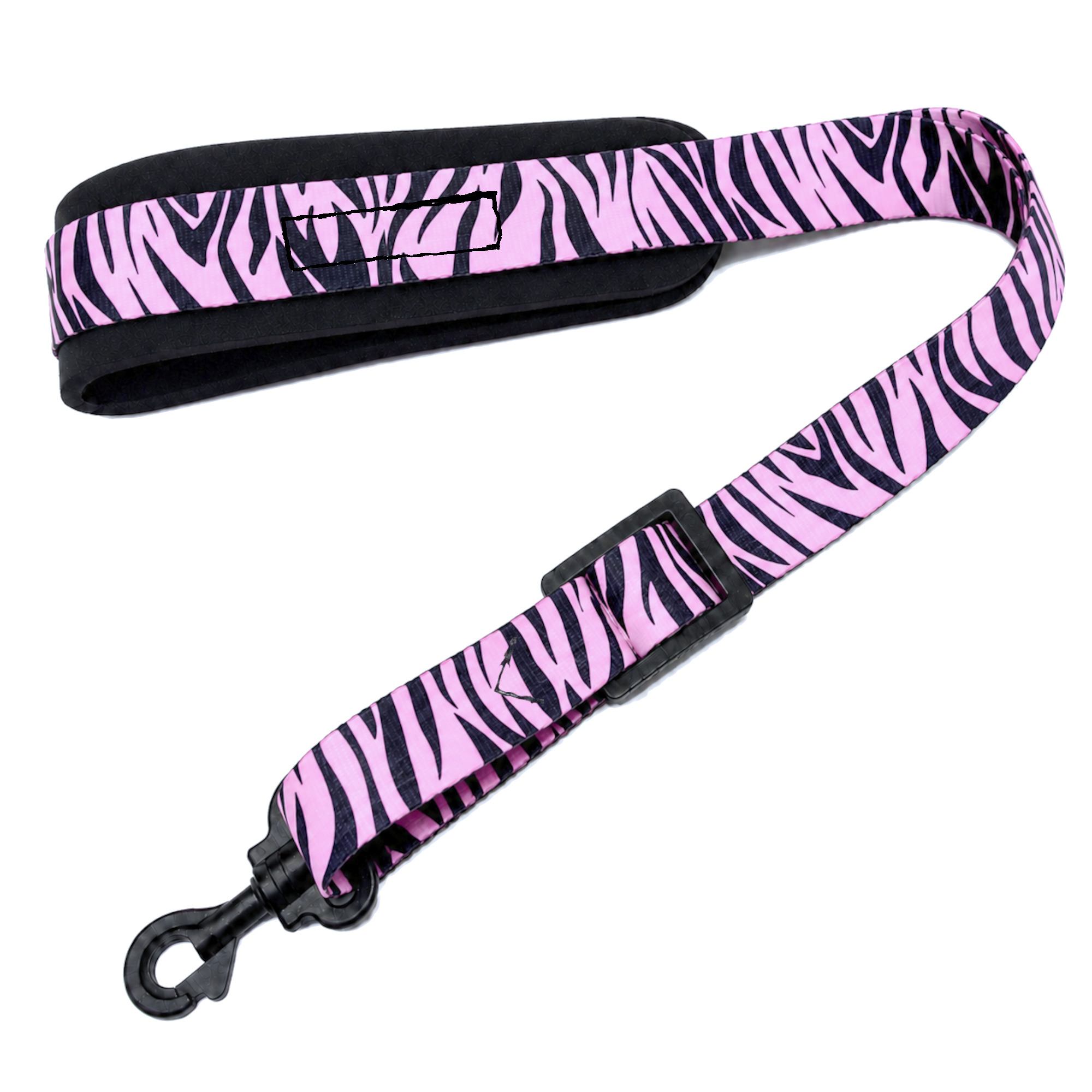 Pink Zebra SSXW saxophone neck strap