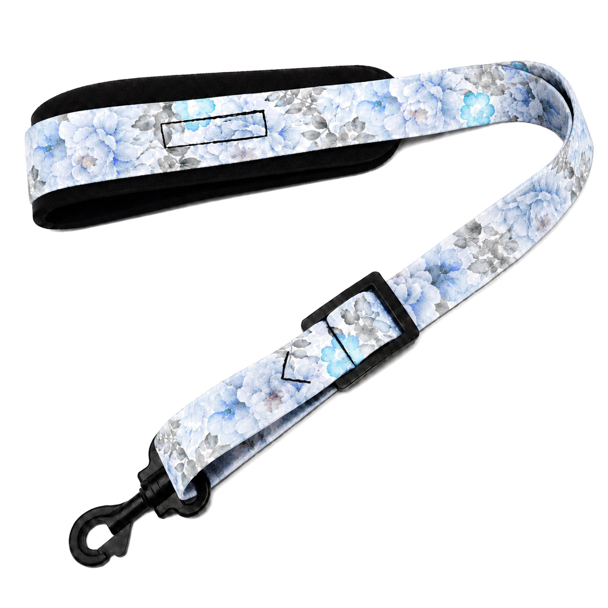 Blue Peonies SSXW saxophone neck strap