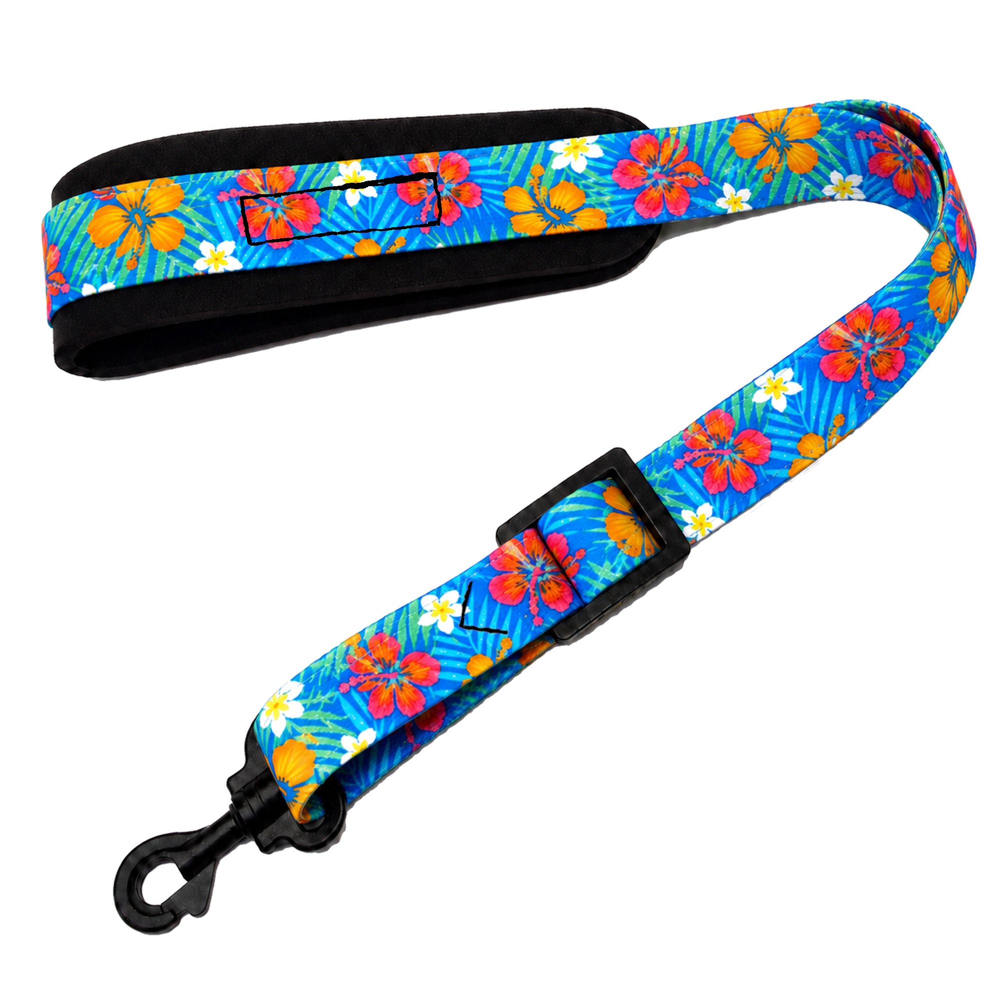 Hawaiian SSXW saxophone neck strap