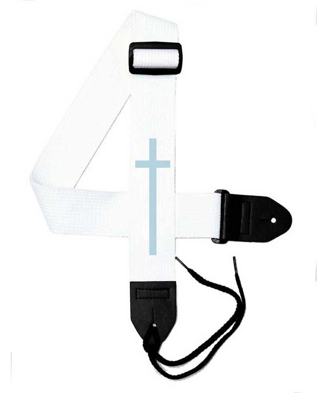 White Strap / Blue Cross