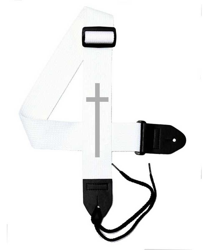 White Strap / Silver Cross