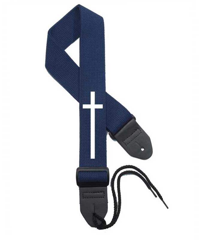Navy Strap / White Cross