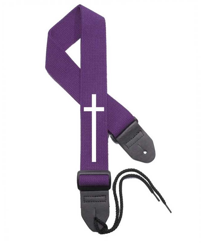 Purple Strap / White Cross
