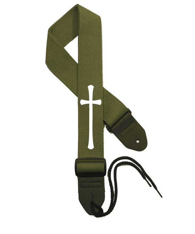 Olive Strap / White Cross