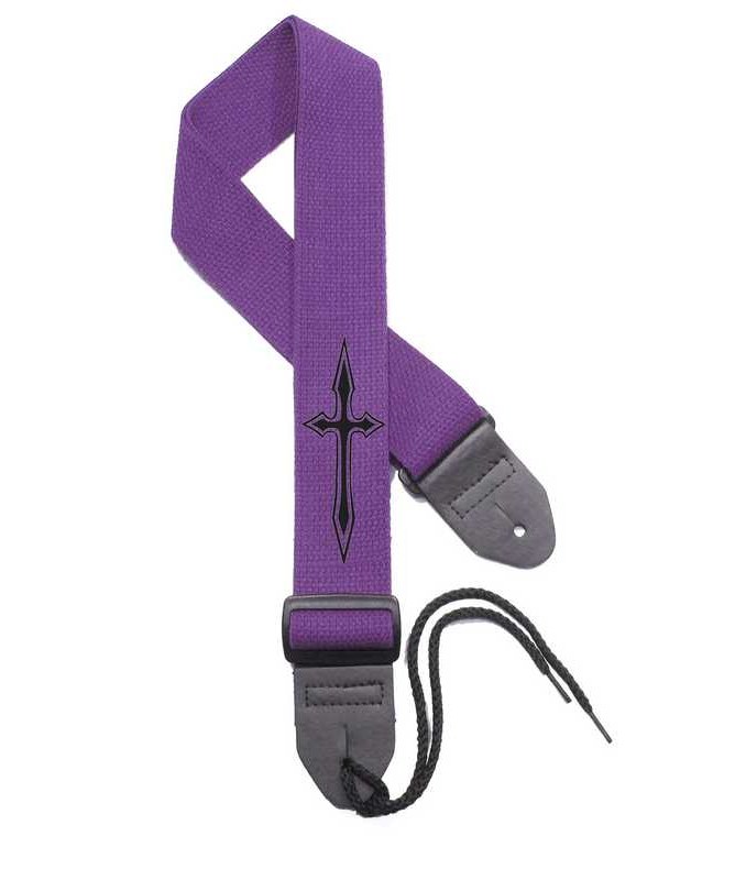Purple Strap / Black Cross