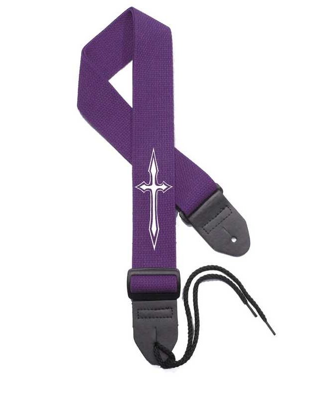Purple Strap / White Cross