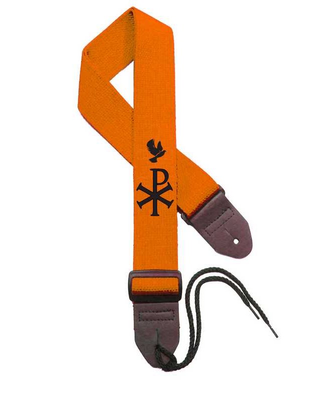 Orange Strap / Black Cross