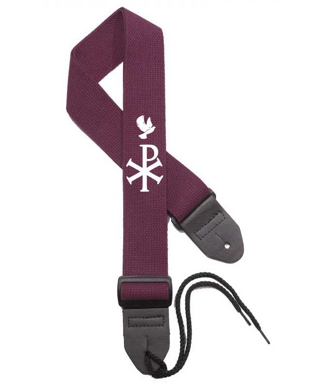 Cherry Red Strap / White Cross