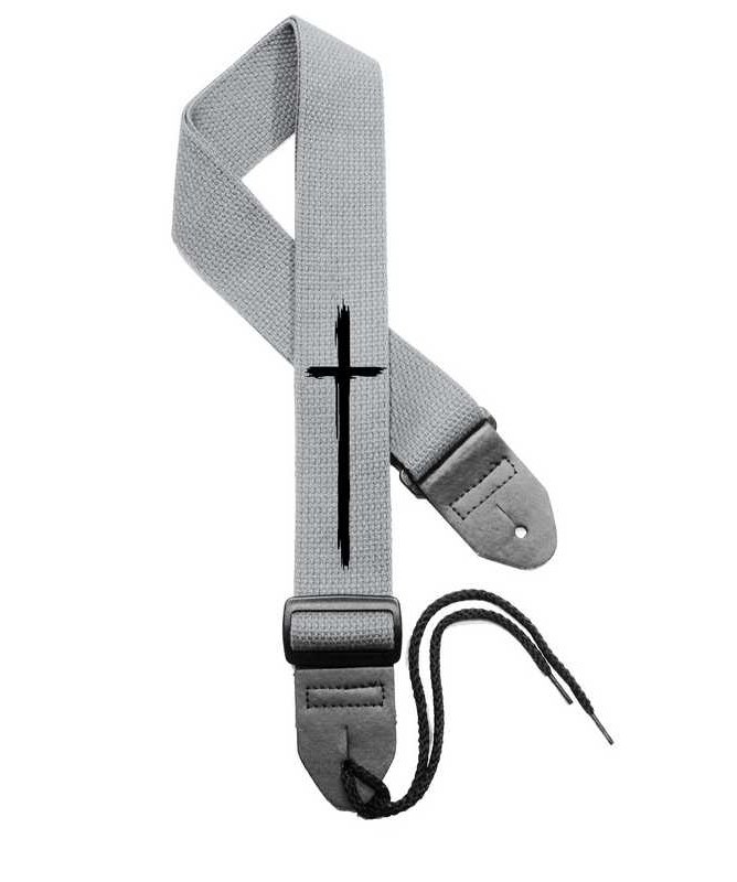 Silver Strap / Black Cross